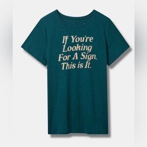 If You're Looking For A Sign" Vintage Heritage Crew Short Sleeve Tee.